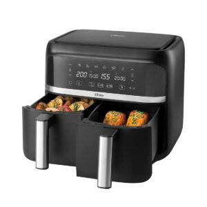 Freidora de aire digital doble bandeja 7,6L