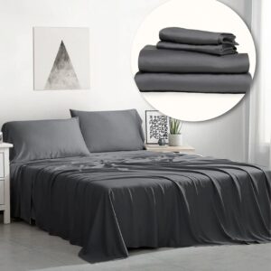 Set de sábanas gris