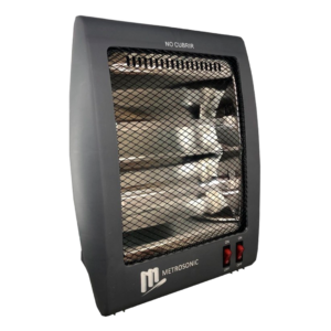 Calefactor eléctrico cuarzo 800W de 2 tubos