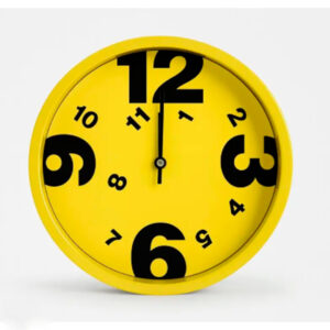 Reloj de pared yellow