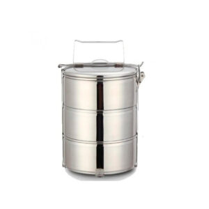 Vianda acero inoxidable 3 pzas